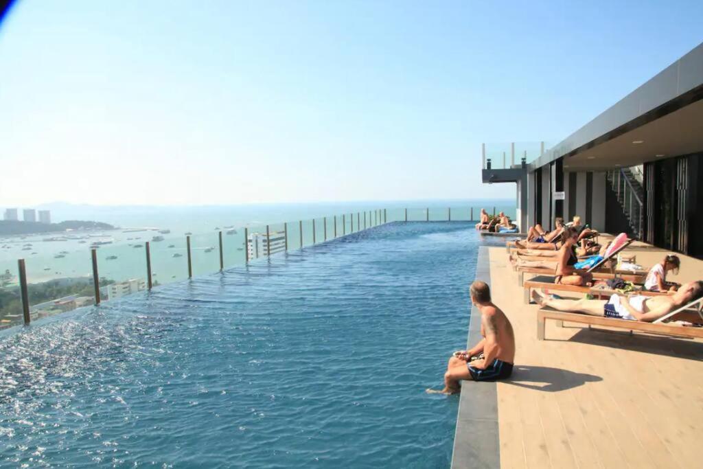 Sea View 2 Bed Room Condo @ Central Pattaya Ngoại thất bức ảnh